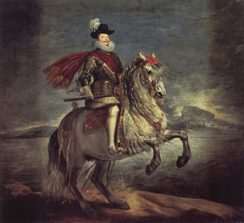 Diego Velazquez Horseman picture Philipps iii Sweden oil painting art